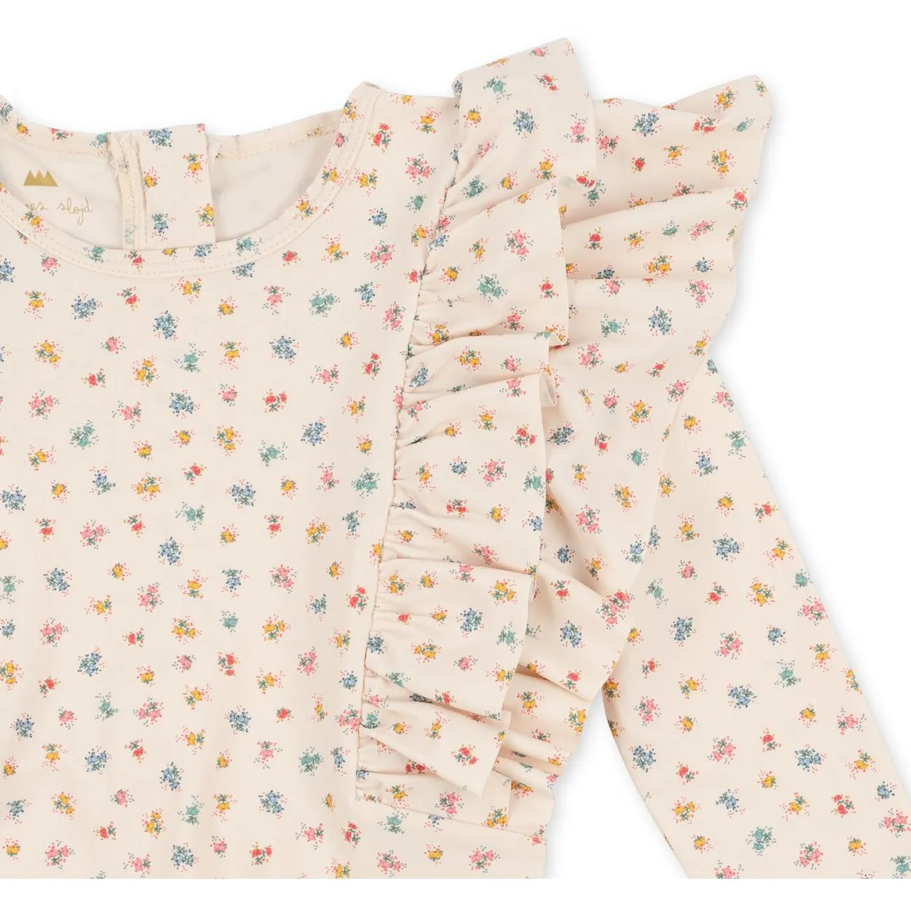 Konges Sljd Manuca Frill Swim Onesie Bloomie Sprinkle