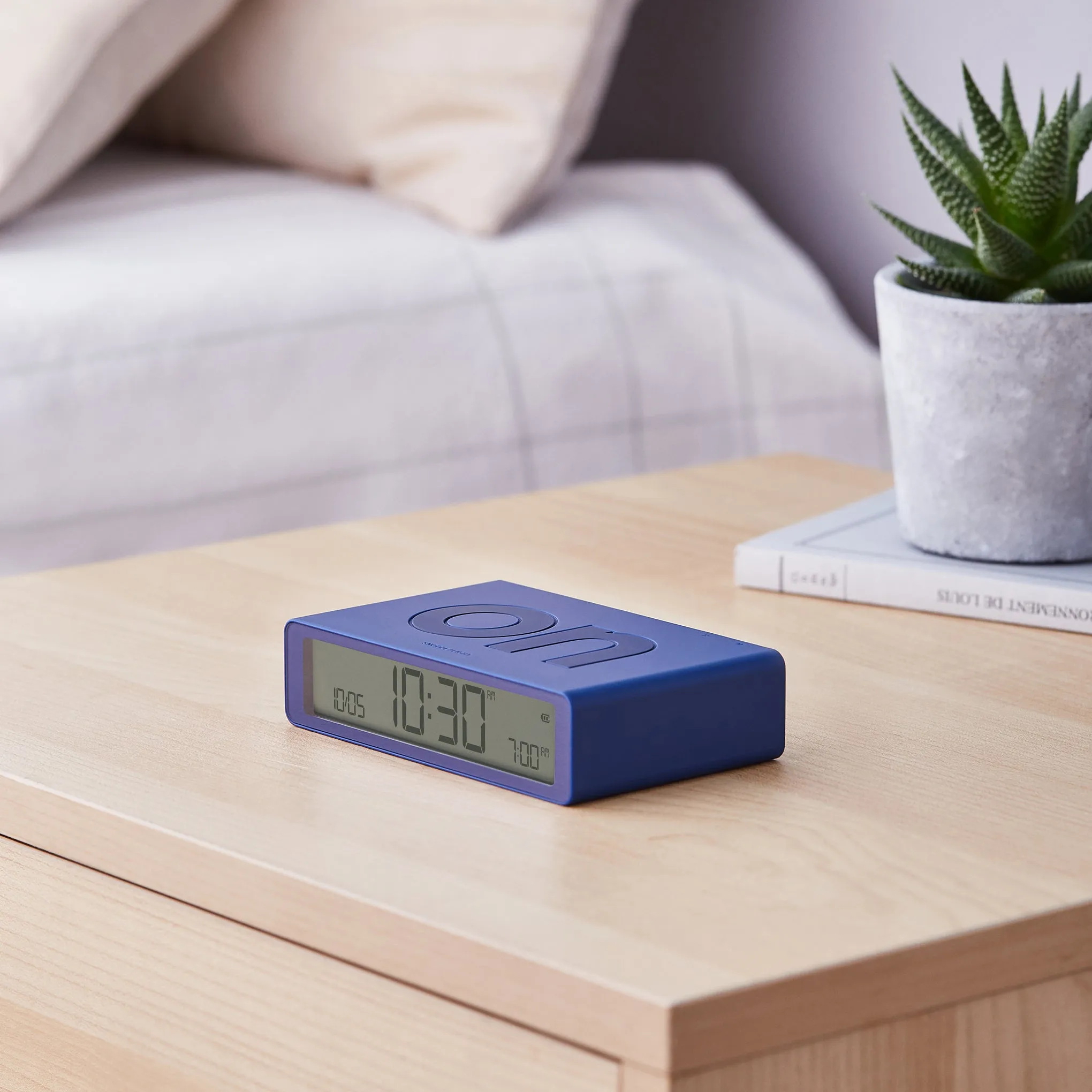 Lexon Flip Rechargeable Alarm Clock