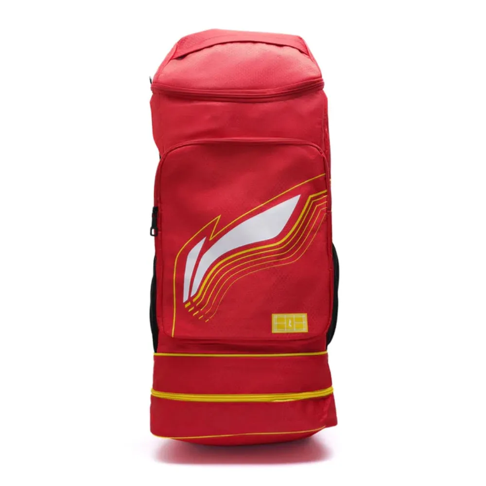 Li-Ning ABSS321 Court Pro Long Badminton Backpack (Red)