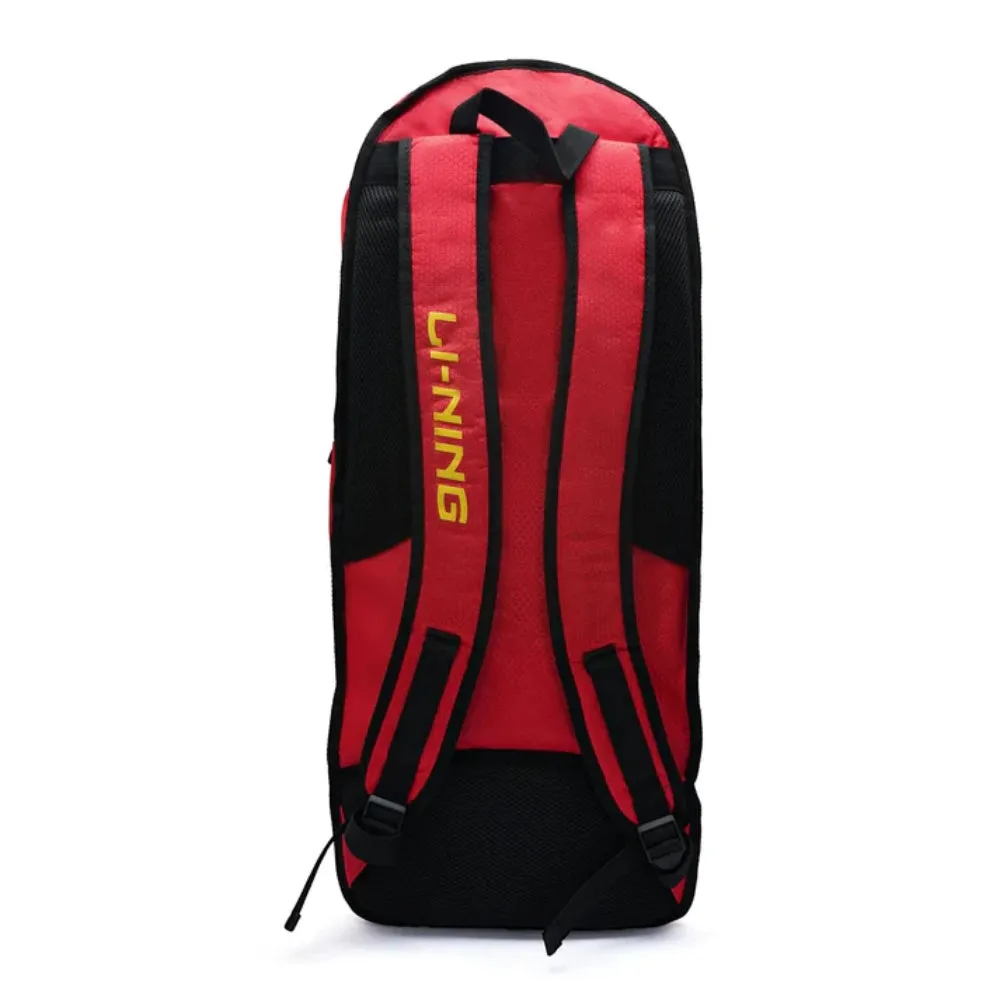 Li-Ning ABSS321 Court Pro Long Badminton Backpack (Red)