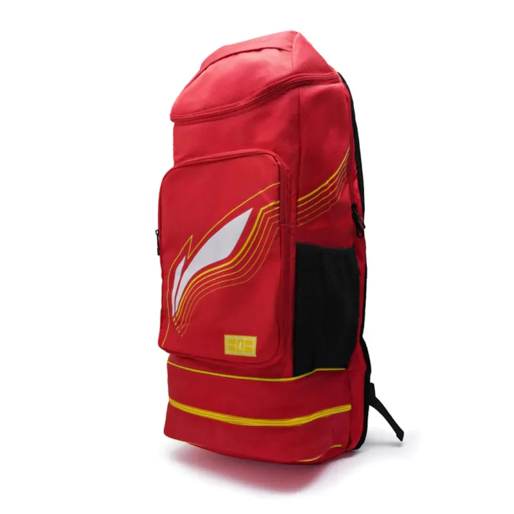 Li-Ning ABSS321 Court Pro Long Badminton Backpack (Red)