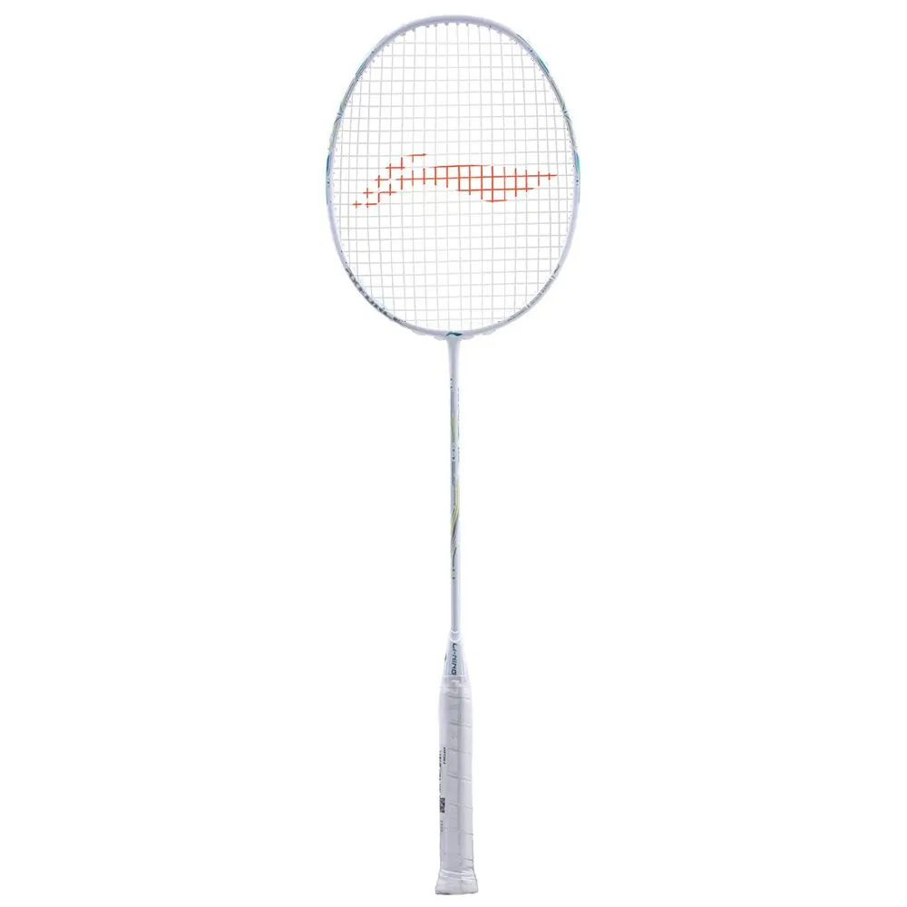 Li-Ning AXForce 60 Unstrung Badminton Racquet (White)