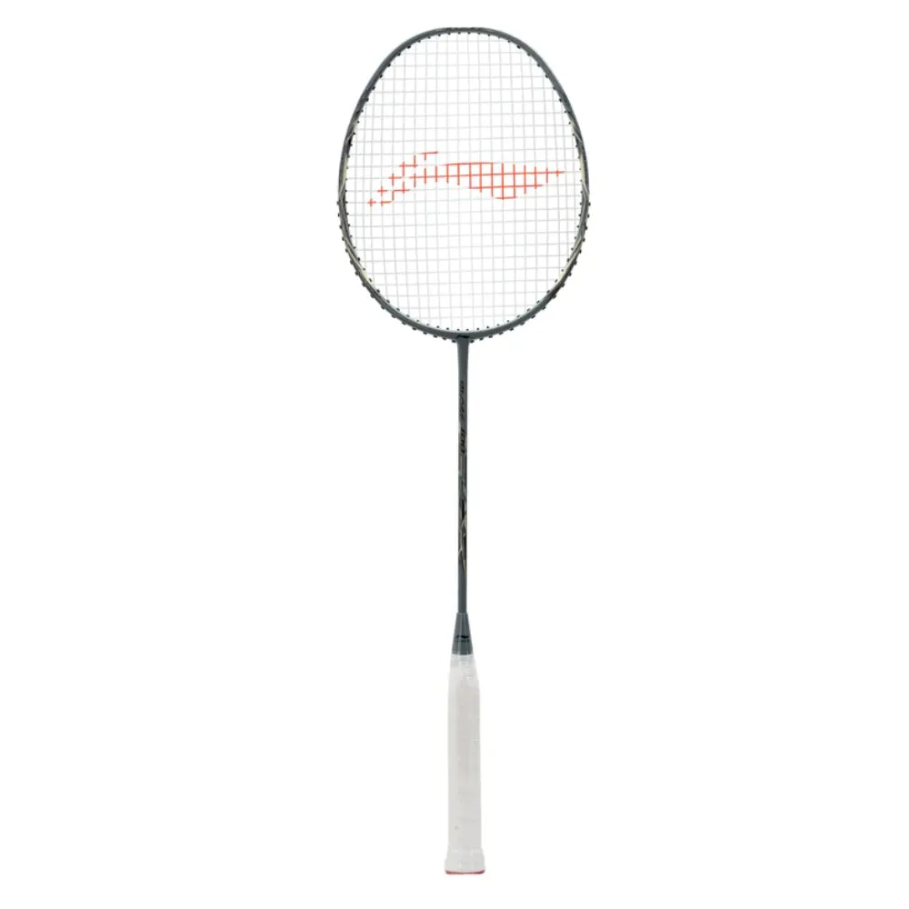 Li-Ning Blaze 100 Strung Badminton Racquet (Gunmetal/Black/Ivory)