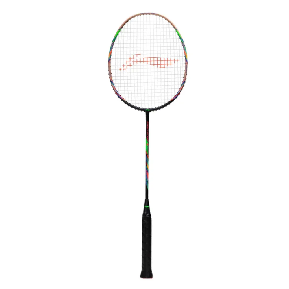 Li-Ning Challenger 15 Boost Strung Badminton Racquet (Black/Gold)