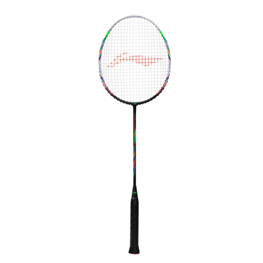 Li-Ning Challenger 15 Boost Strung Badminton Racquet (Black/White)