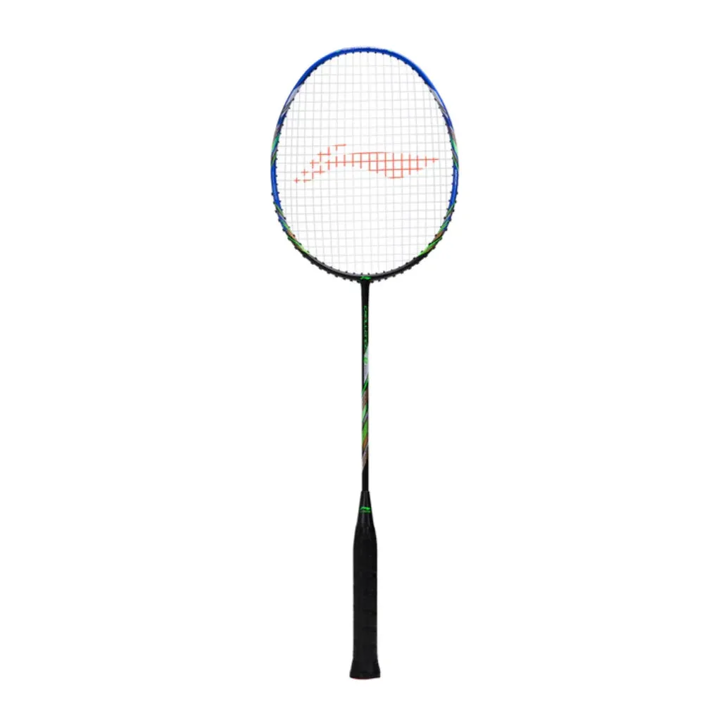 Li-Ning Challenger 42 Boost Strung Badminton Racquet (Black/Blue)