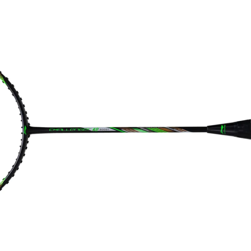 Li-Ning Challenger 42 Boost Strung Badminton Racquet (Black/Blue)