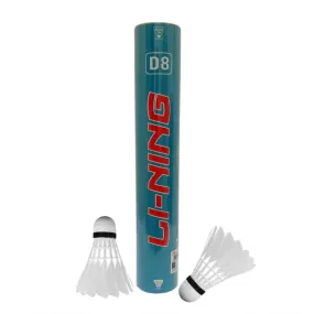 Li-Ning D8 Feather Badminton Shuttlecock (Pack Of 12)