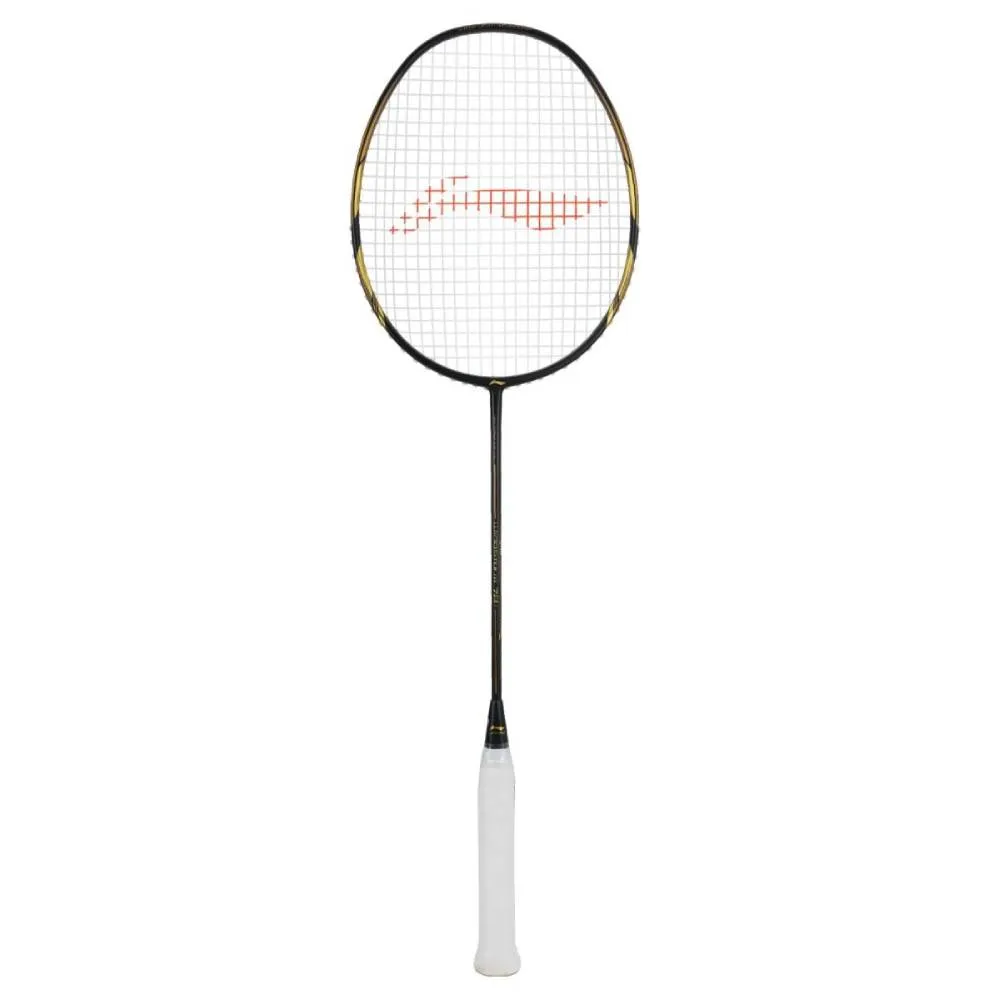 Li-Ning Windstorm 78 Plus Unstrung Badminton Racquet (Black/Gold)