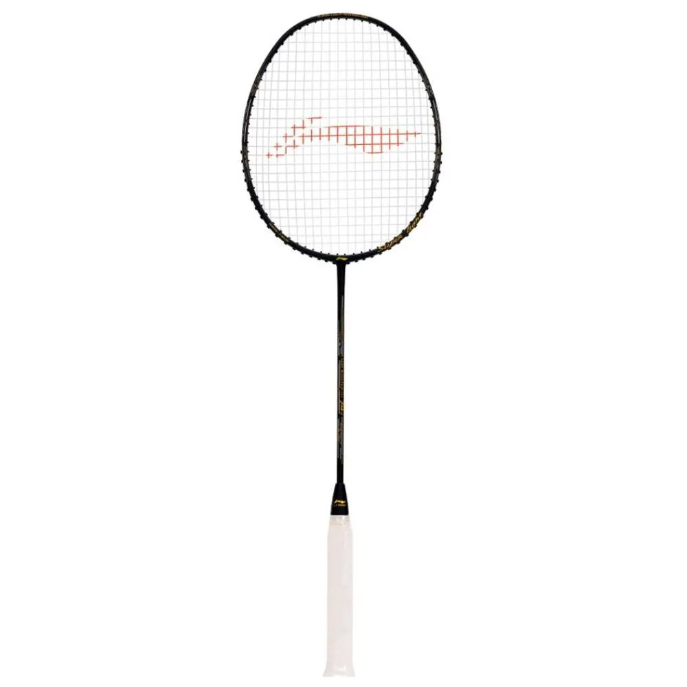 Li-Ning Windstorm 79 S Unstrung Badminton Racquet (Black/Gold)