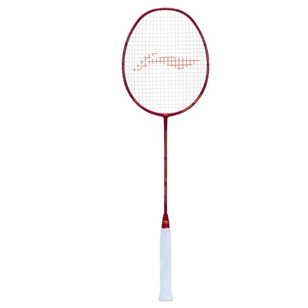 Li-Ning Windstorm 79 S Unstrung Badminton Racquet (Red/Gold)