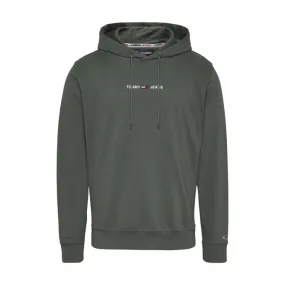 LINEAR LOGO HOODED SWEATSHIRT Man Avalon Green