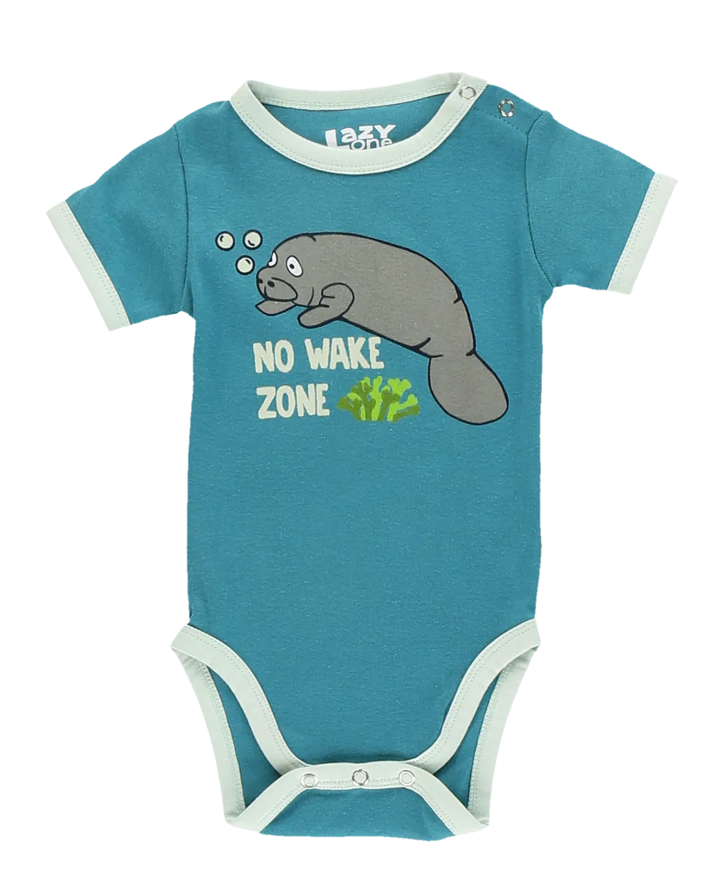 Manatee No Wake Zone Infant Creeper Onesie