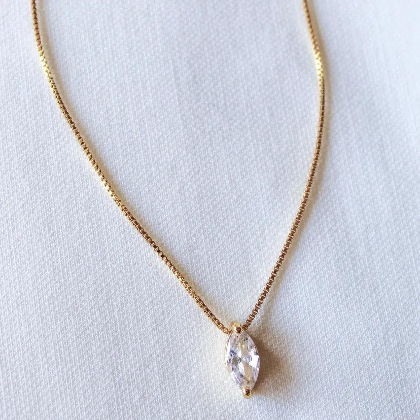 Marquise Slide Necklace