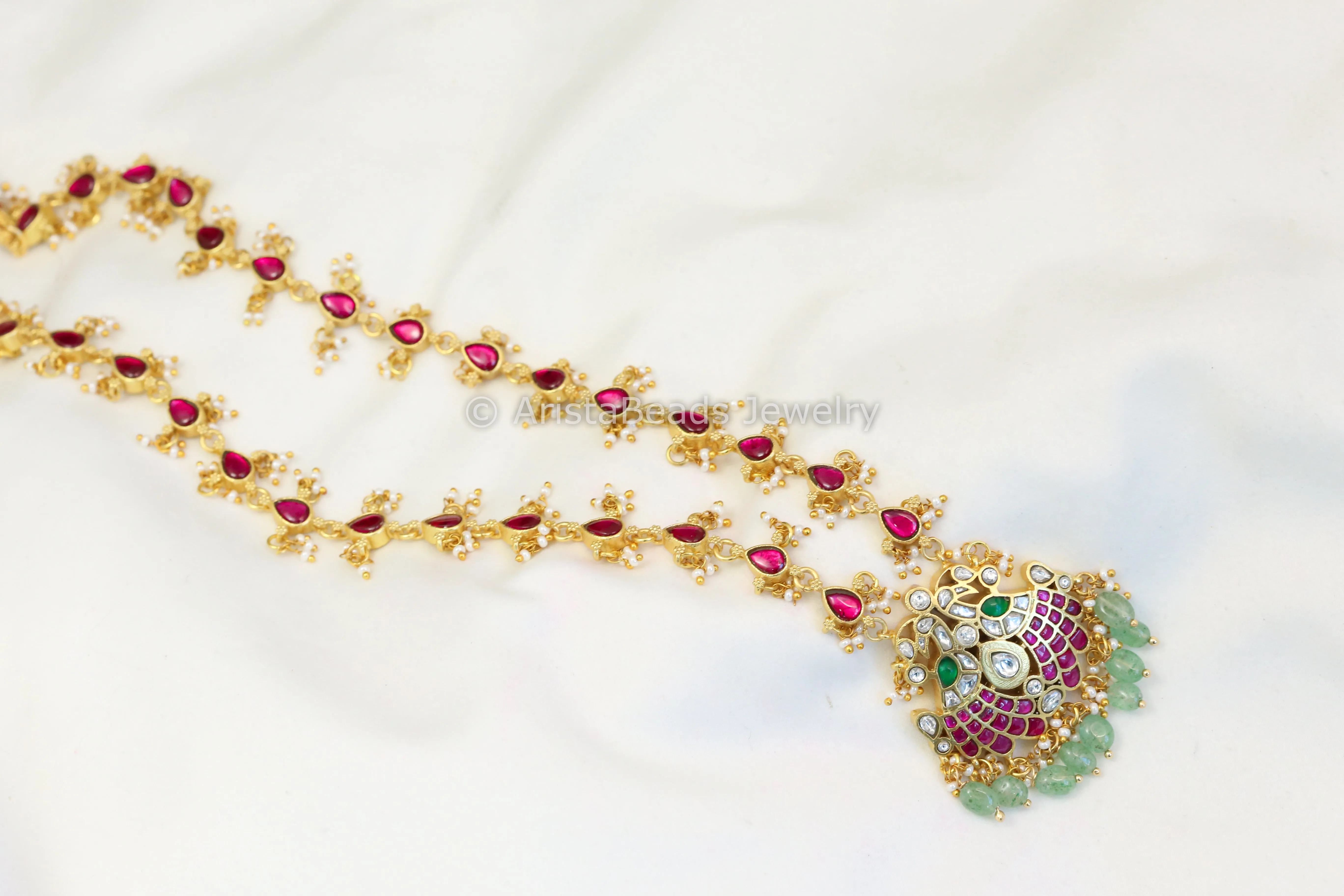 Mayura Jadau Kundan Necklace