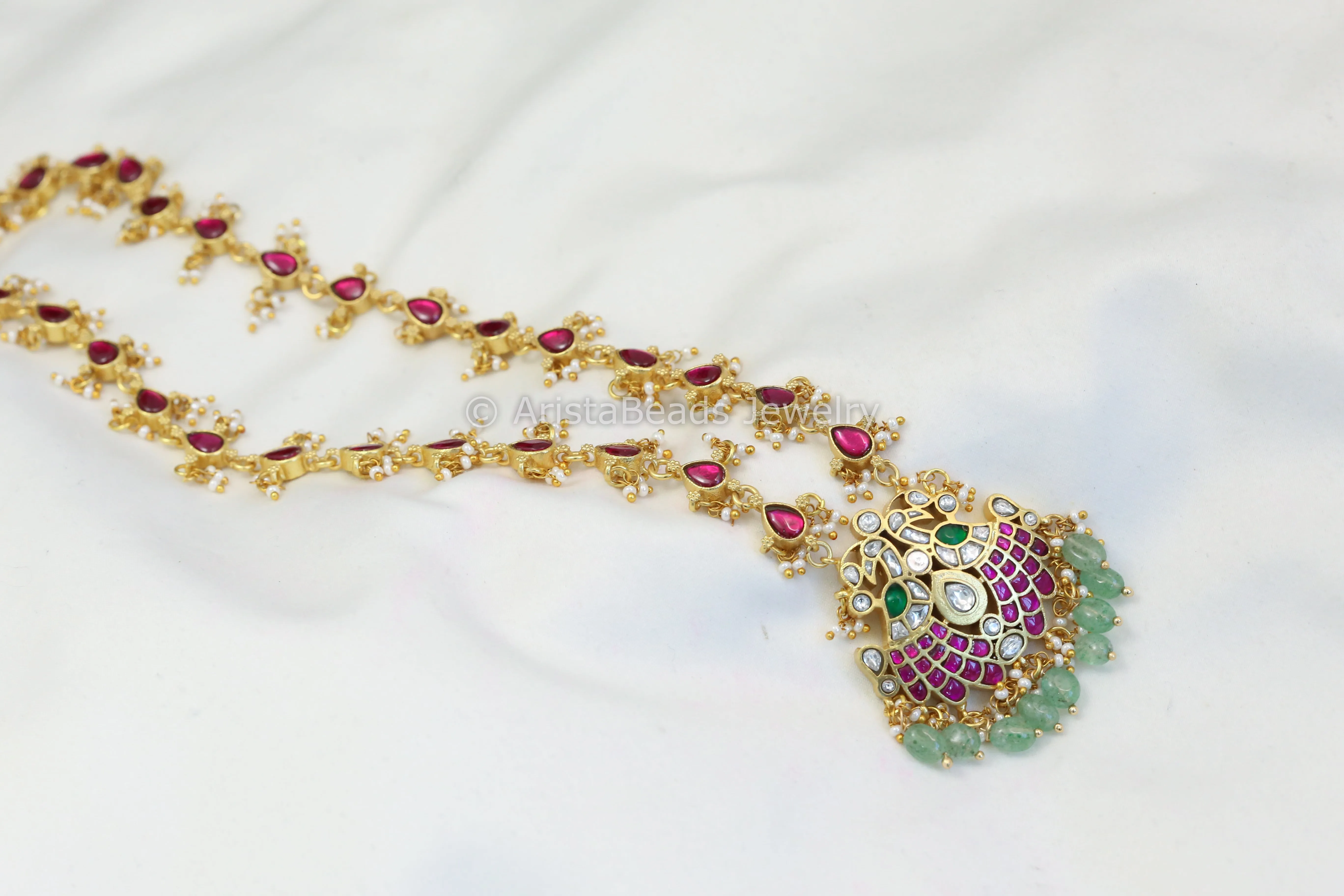 Mayura Jadau Kundan Necklace