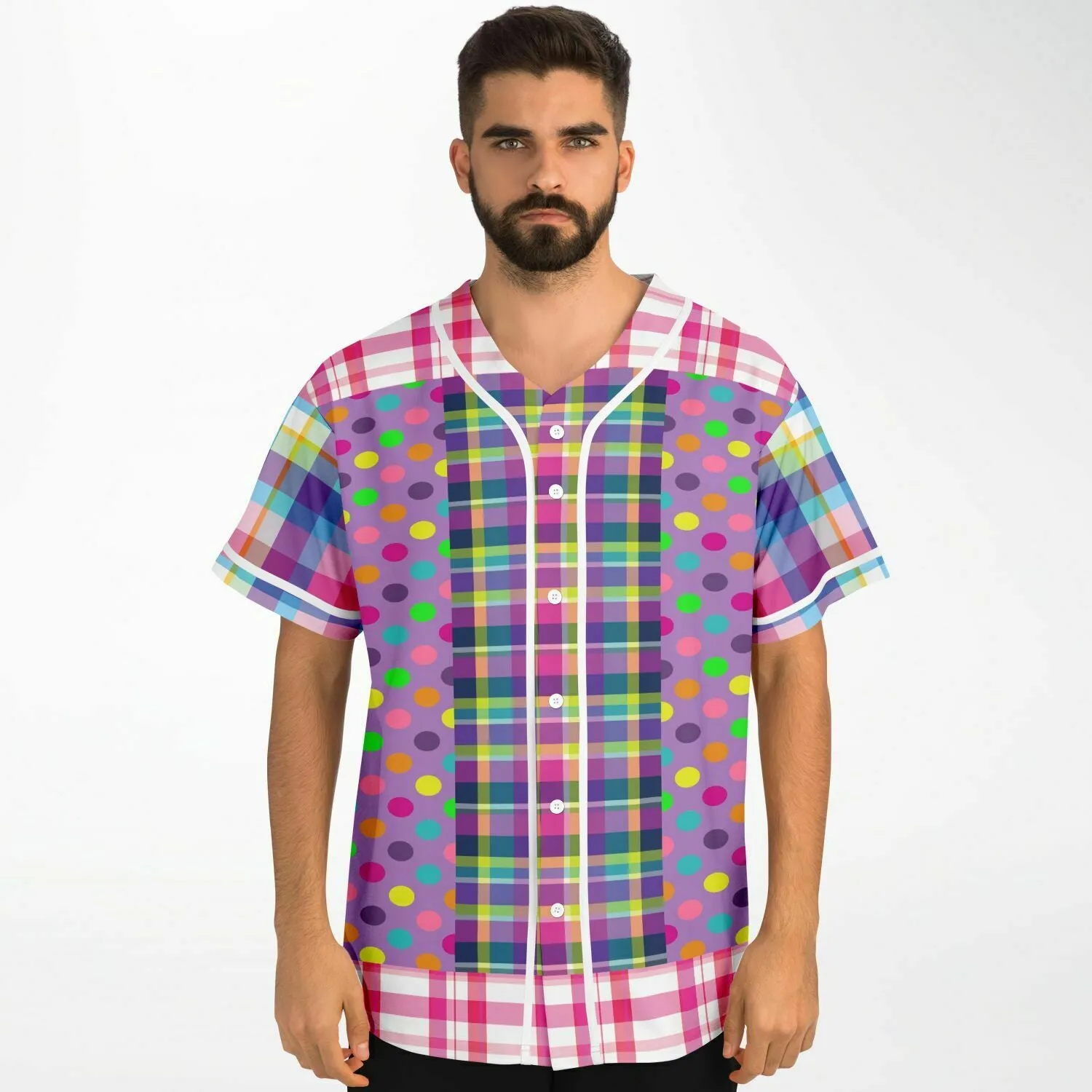 Mercury Retrograde Plaid Button Front Jersey