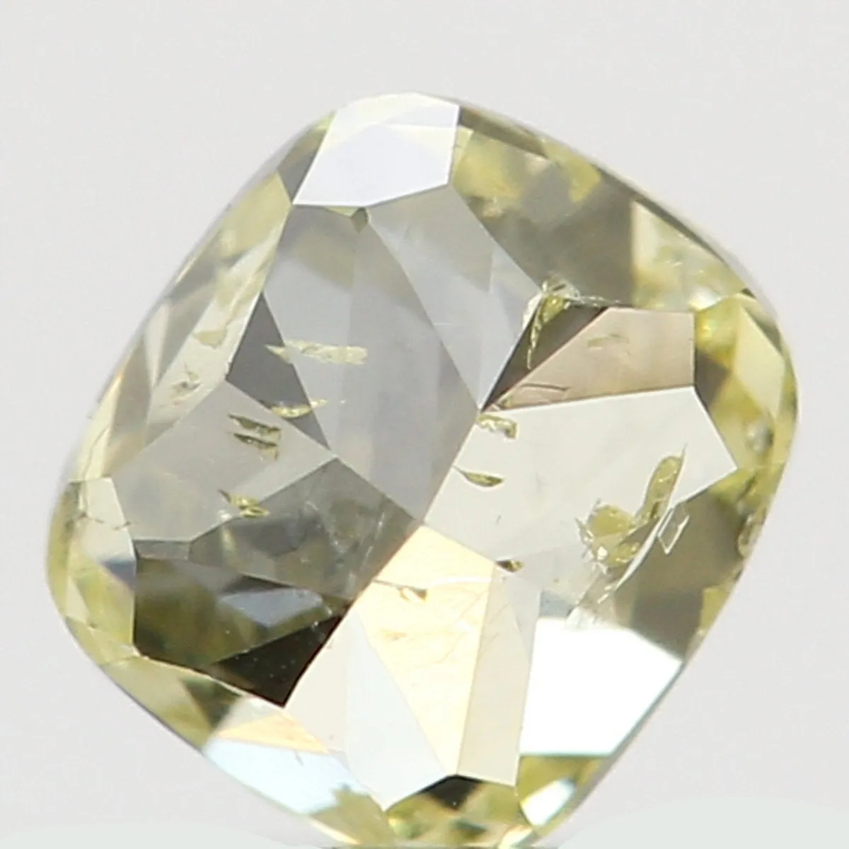 Natural Loose Diamond Cushion Yellow Color SI2 Clarity 3.30 MM 0.16 Ct KR1428