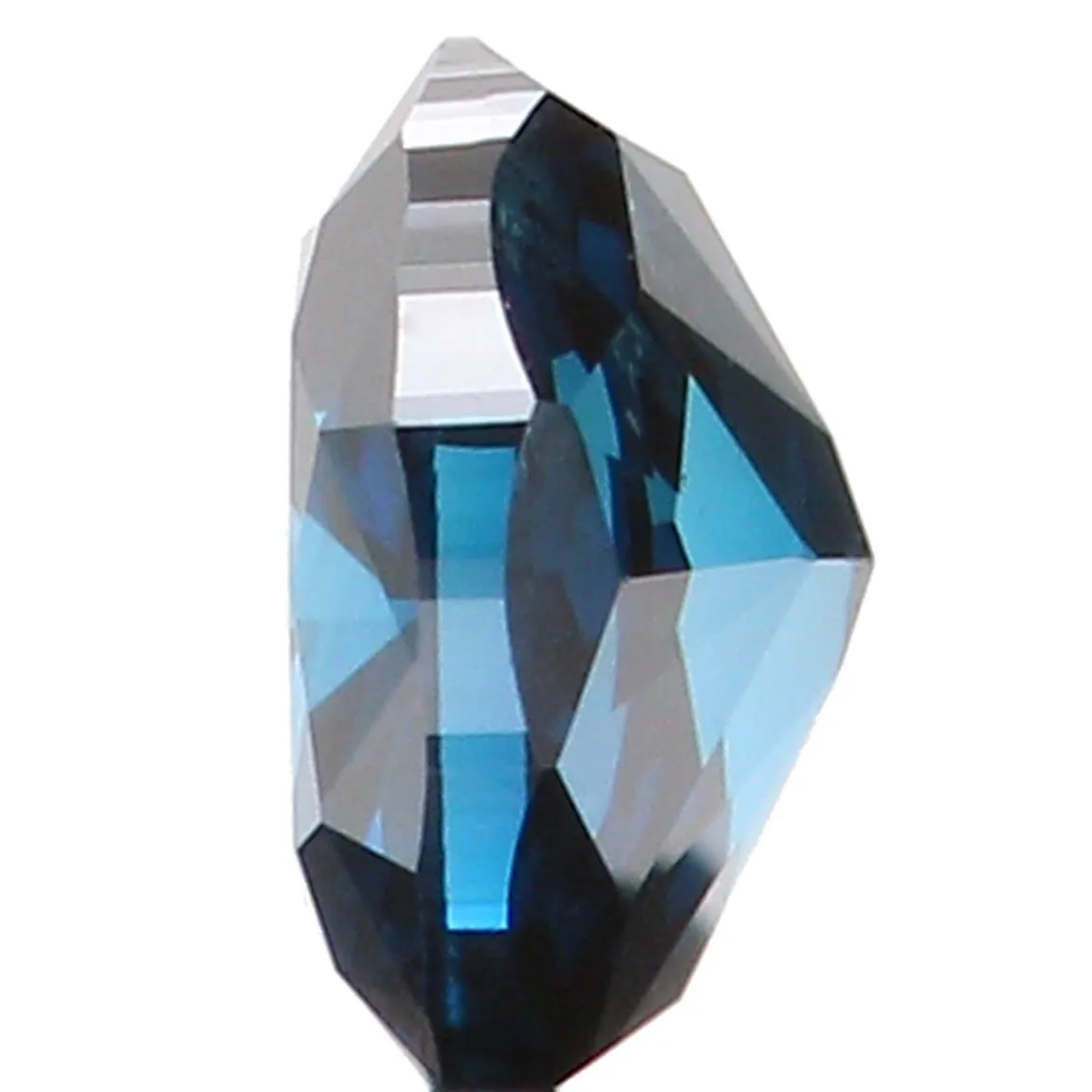 Natural Loose Diamond Oval Blue Color SI1 Clarity 3.20 MM 0.11 Ct KR924