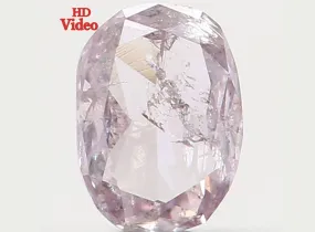 Natural Loose Diamond Oval Pink Color I2 Clarity 3.30 MM 0.07 Ct L5690