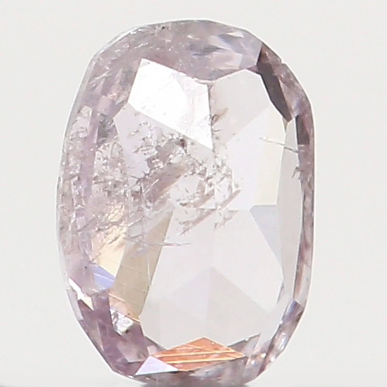 Natural Loose Diamond Oval Pink Color I2 Clarity 3.30 MM 0.07 Ct L5690