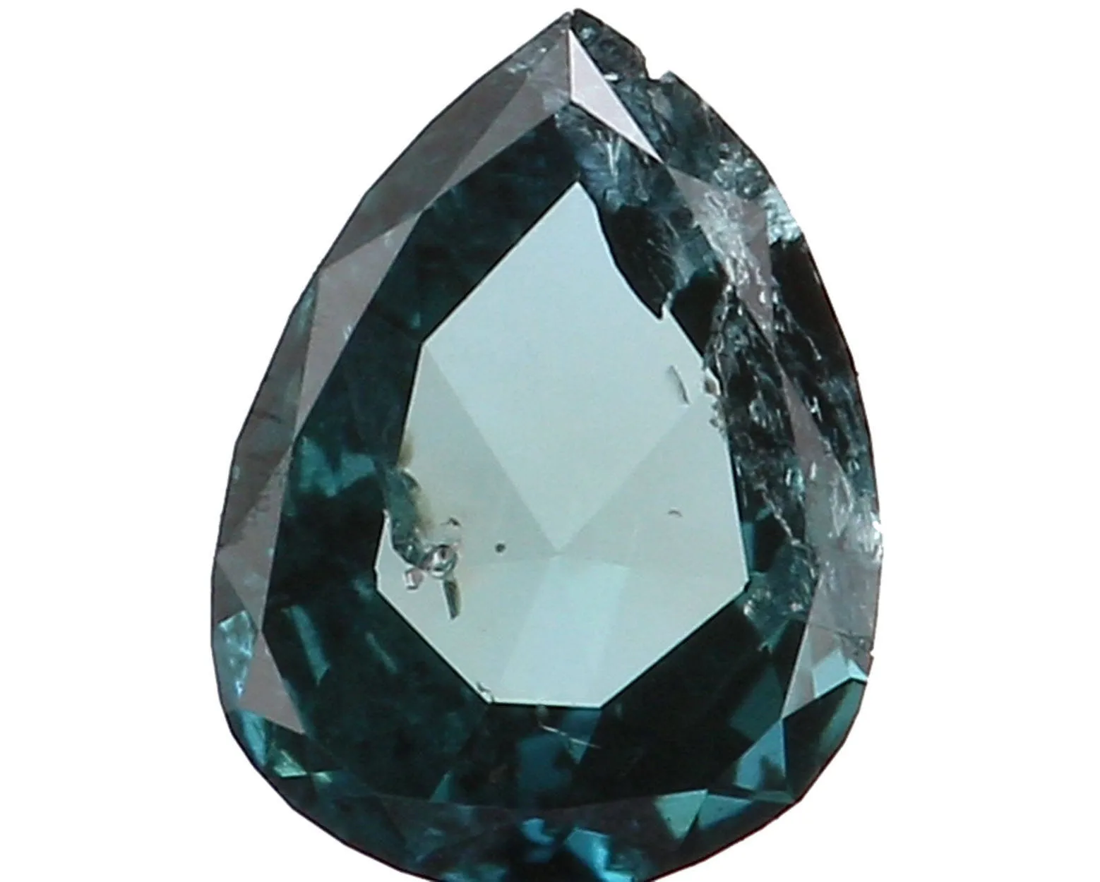 Natural Loose Diamond Pear Blue Color I1 Clarity 4.60 MM 0.16 Ct KR1313