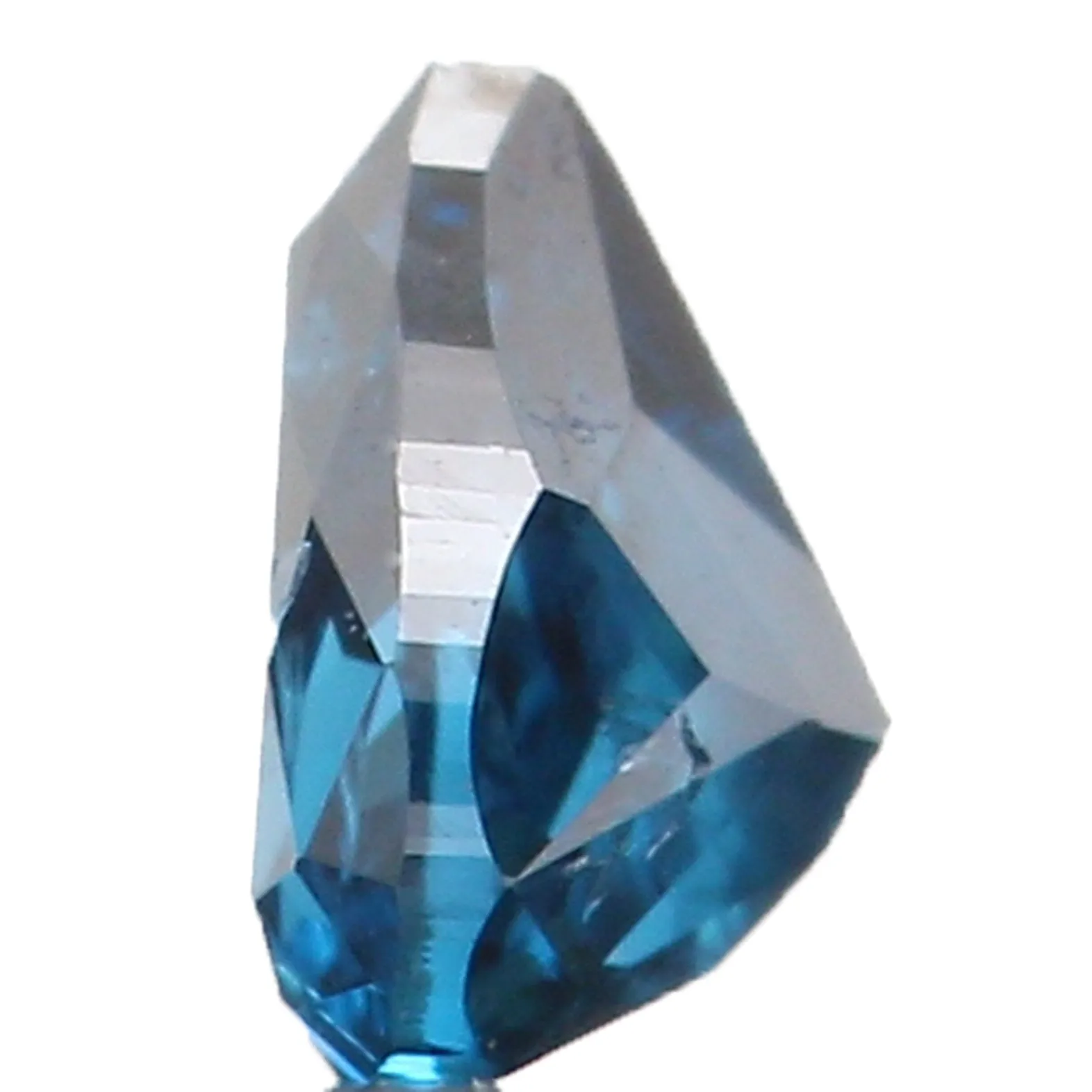 Natural Loose Diamond Pear Blue Color I2 Clarity 3.10 MM 0.11 Ct KR148