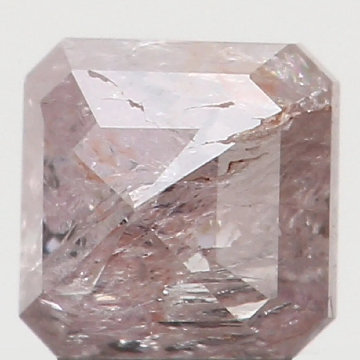 Natural Loose Diamond Radiant Pink Color I3 Clarity 2.90 MM 0.18 Ct L6160