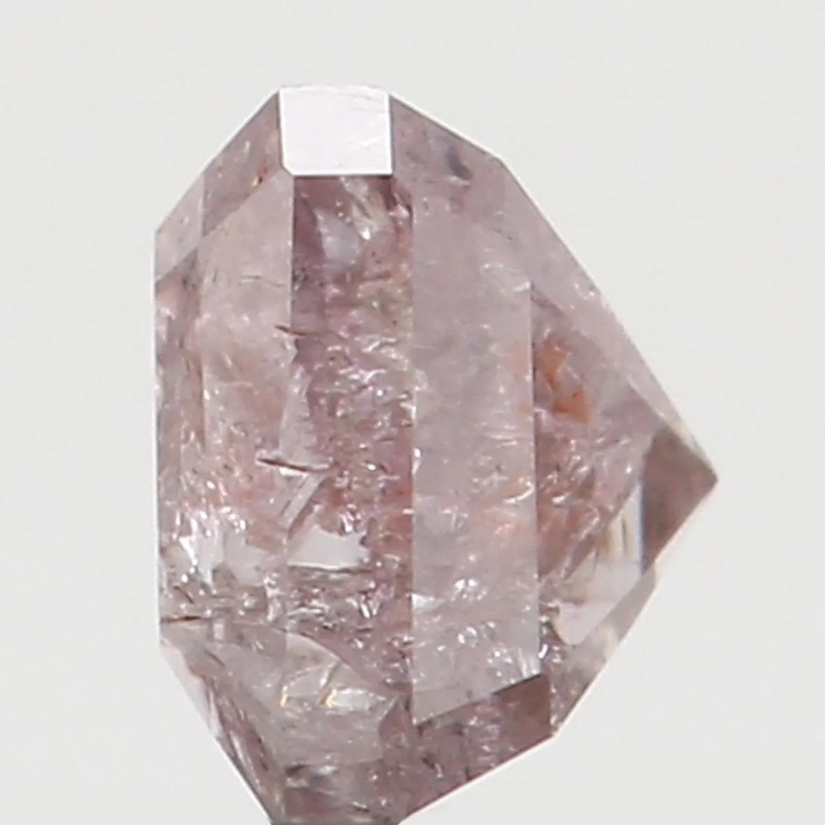 Natural Loose Diamond Radiant Pink Color I3 Clarity 2.90 MM 0.18 Ct L6160