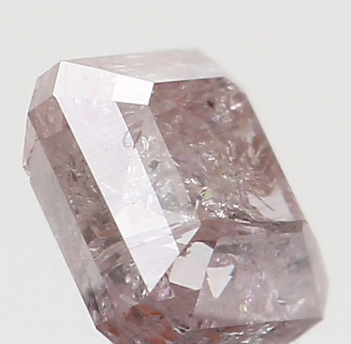 Natural Loose Diamond Radiant Pink Color I3 Clarity 2.90 MM 0.18 Ct L6160