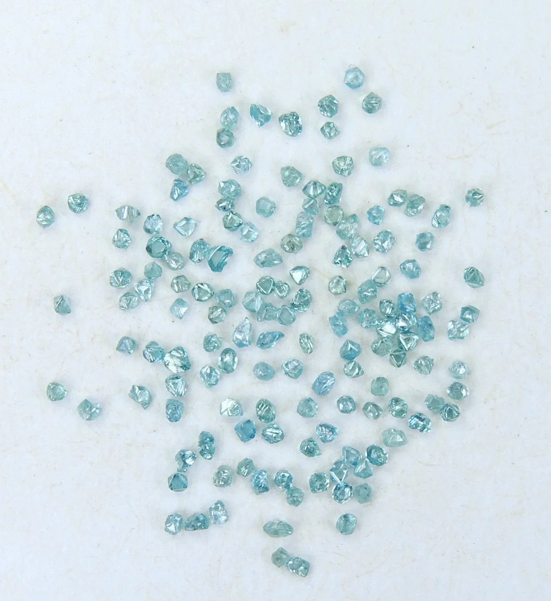 Natural Loose Diamond Raw Rough Blue Color SI1 Clarity 500 pcs lot Q82