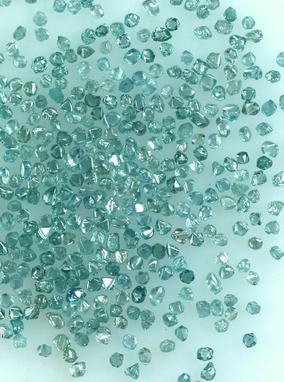 Natural Loose Diamond Raw Rough Blue Color SI1 Clarity 500 pcs lot Q82