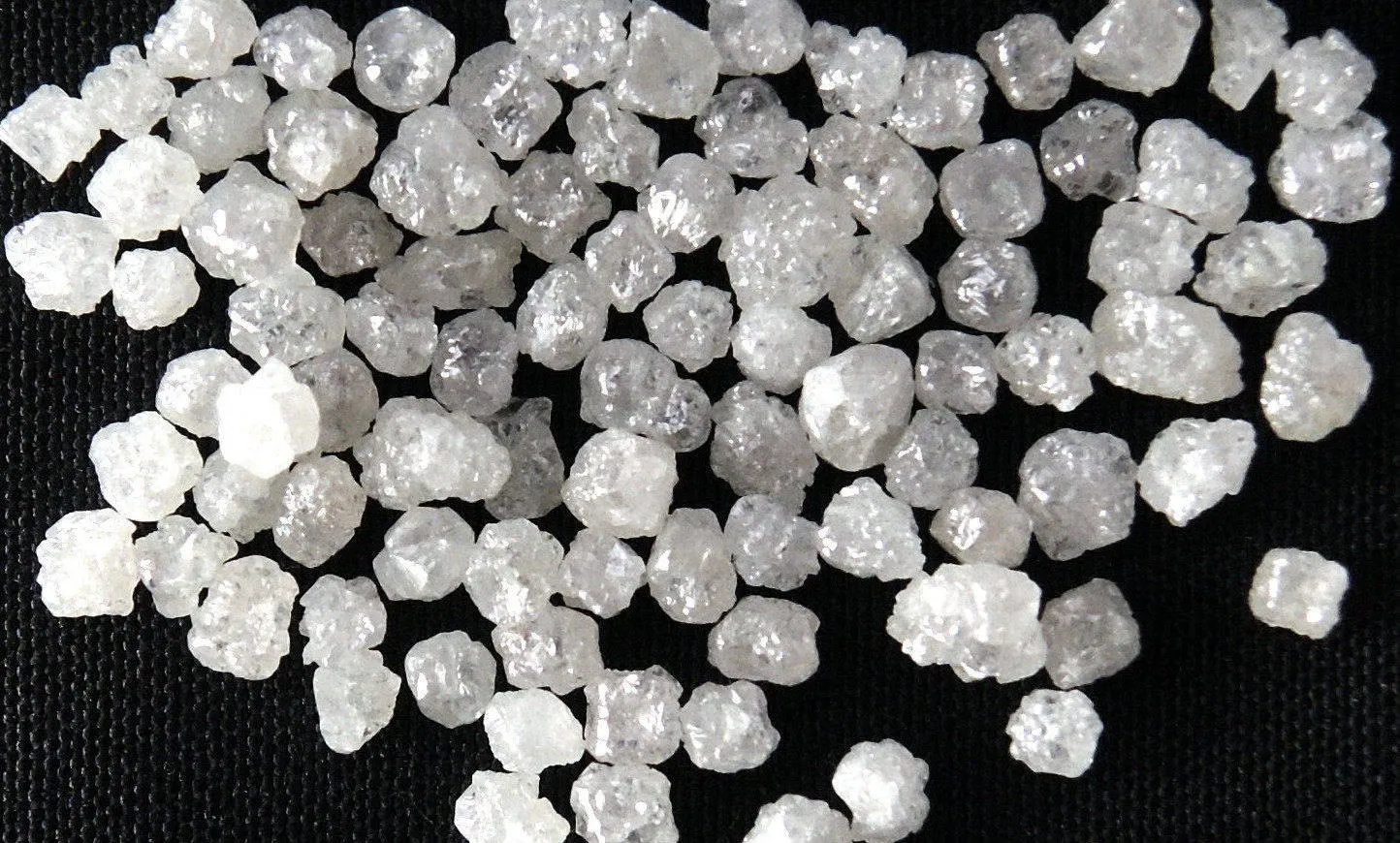 Natural Loose Diamond Rough White Grey Fancy Color I3 Clarity 500 Pcs Lot Q11