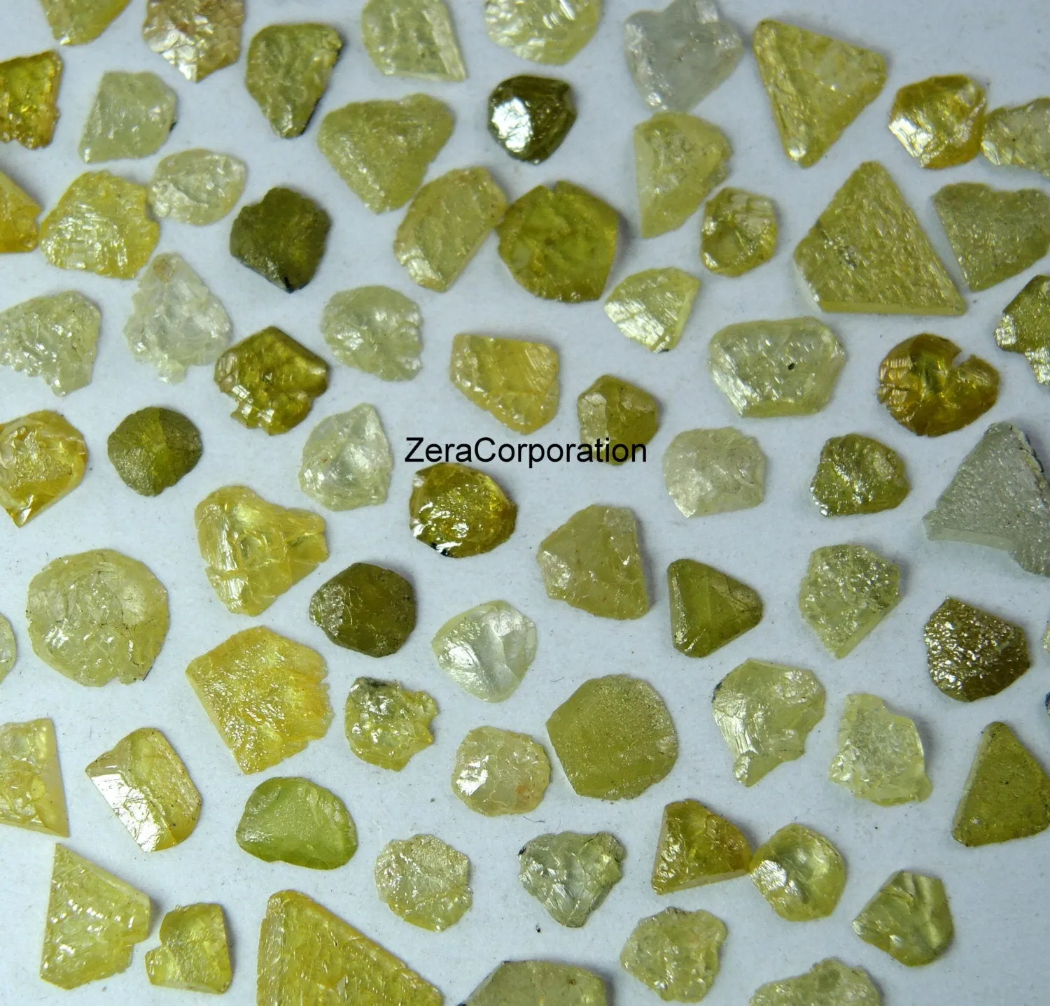 Natural Loose Diamond Rough Yellow Mix Color I3 Clarity 5.00 Ct Lot Q105