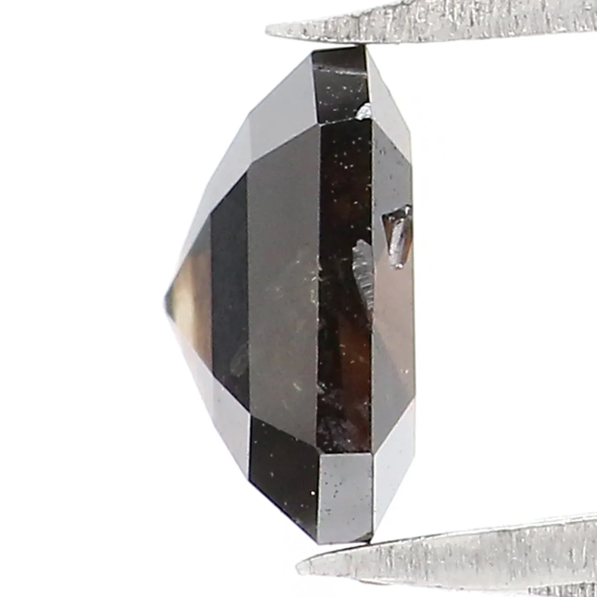 Natural Loose Radiant Diamond Brown Color 0.75 CT 5.75 MM Radiant Shape Rose Cut Diamond L8117