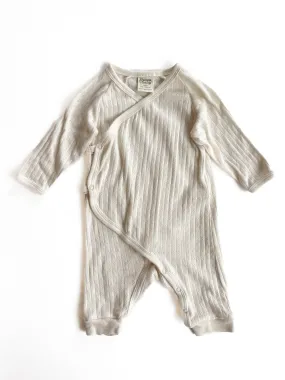 Nature baby pointelle onesie (0-3M)