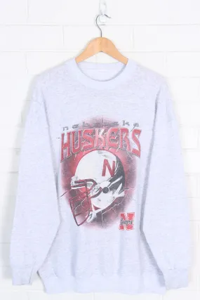 Nebraska Huskers College Football Red & Grey Thin Sweatshirt (XL)