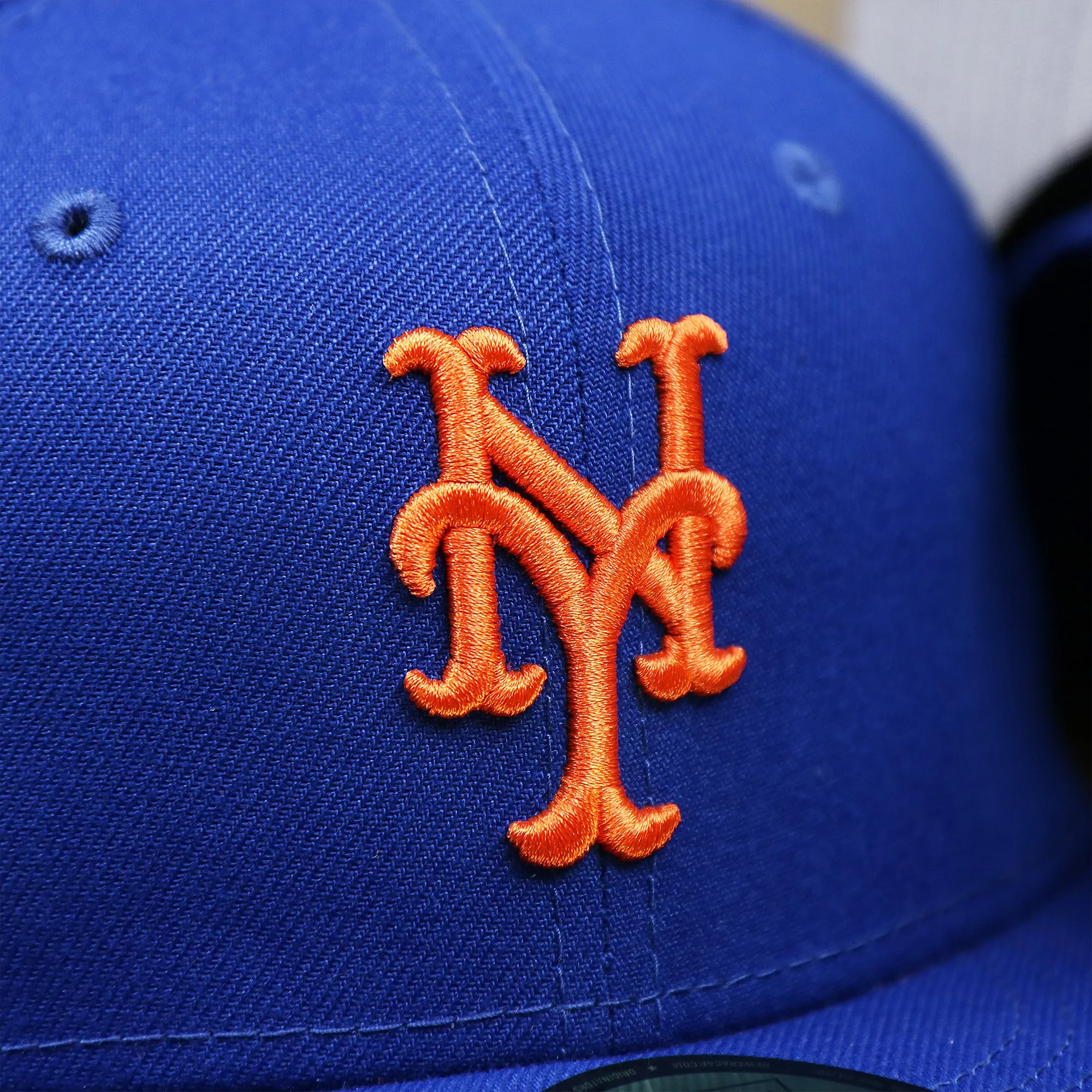 New York Mets Lady Liberty Cloud Icon Side Patch Gray Bottom 59Fifty Fitted Cap | Royal Blue 59Fifty Cap