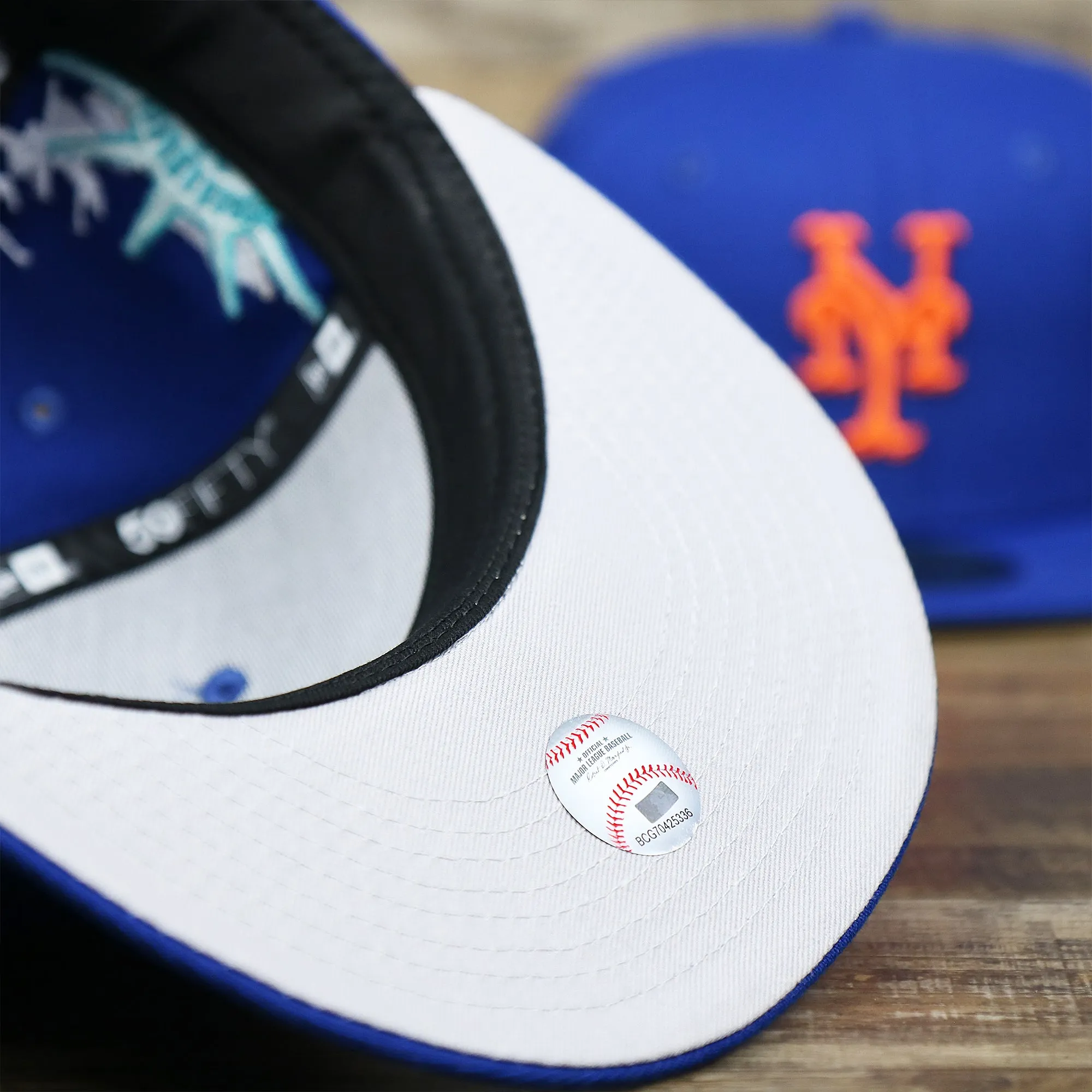 New York Mets Lady Liberty Cloud Icon Side Patch Gray Bottom 59Fifty Fitted Cap | Royal Blue 59Fifty Cap