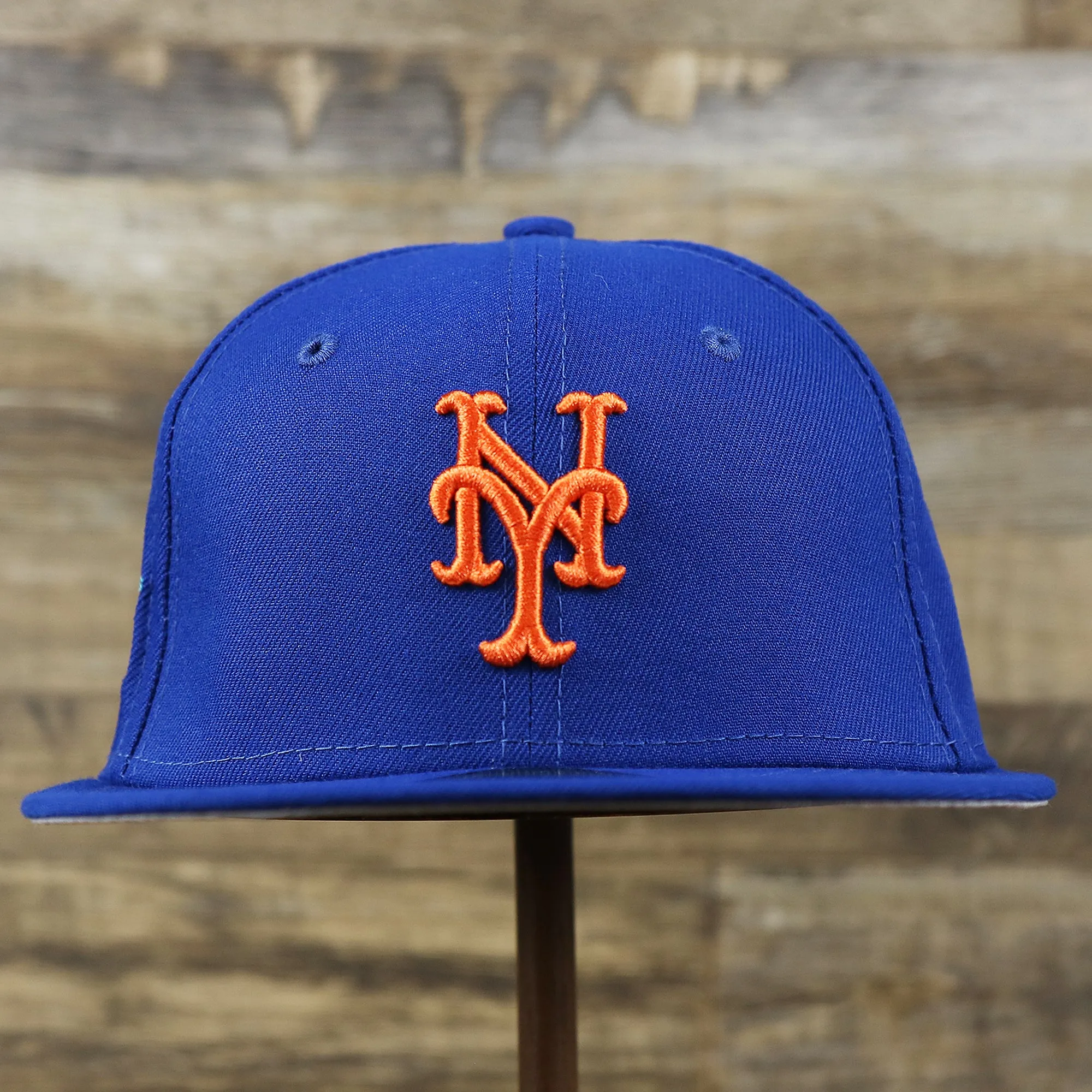 New York Mets Lady Liberty Cloud Icon Side Patch Gray Bottom 59Fifty Fitted Cap | Royal Blue 59Fifty Cap