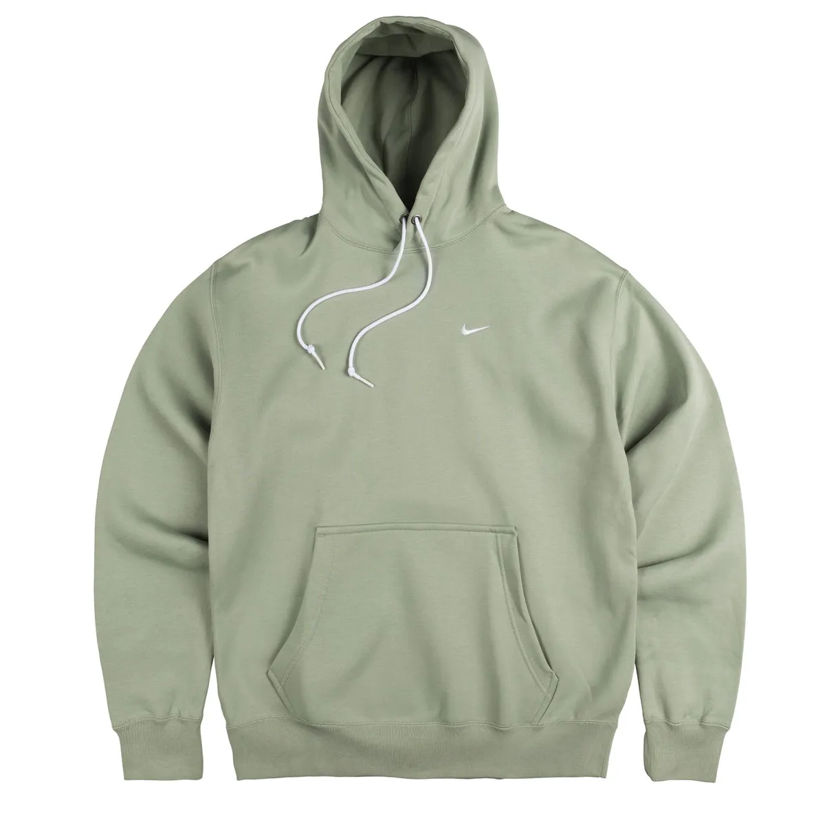 NikeSolo Swoosh Fleece Hoodie Jade Horizon / White