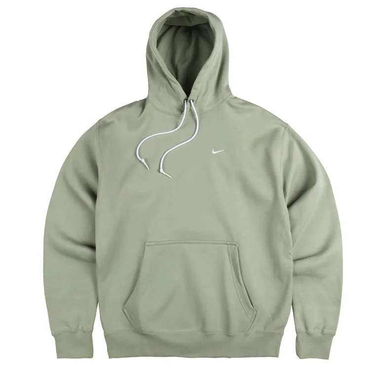 NikeSolo Swoosh Fleece Hoodie Jade Horizon / White