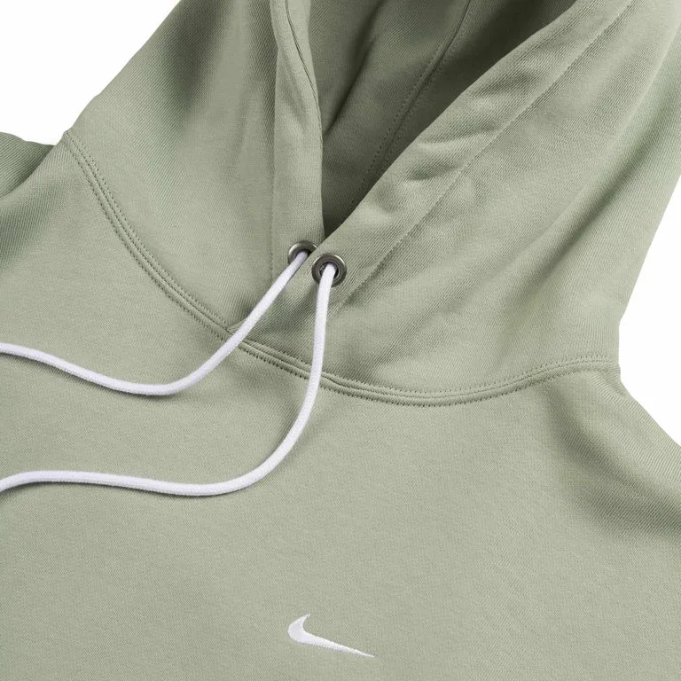 NikeSolo Swoosh Fleece Hoodie Jade Horizon / White