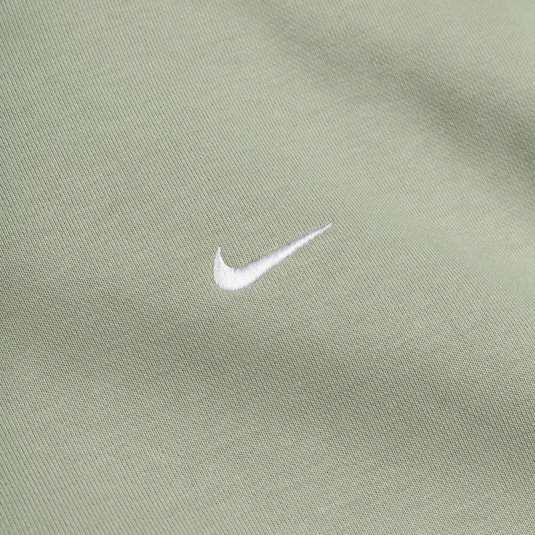 NikeSolo Swoosh Fleece Hoodie Jade Horizon / White