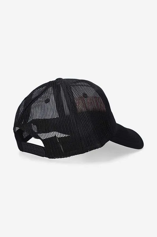 PLEASURES baseball cap Lithium Trucker black color