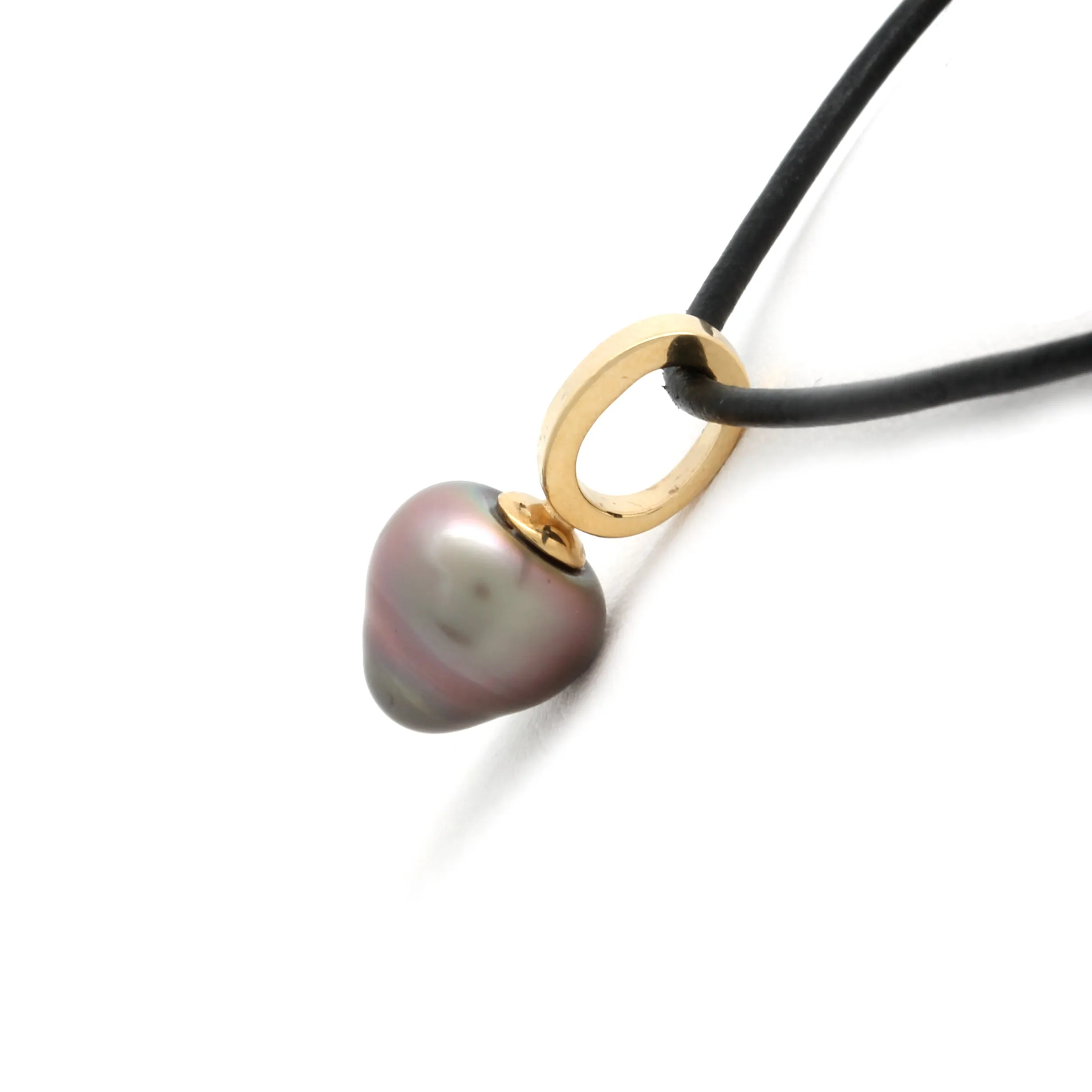 RingO 14K Yellow Gold Cortez Pearl Pendant