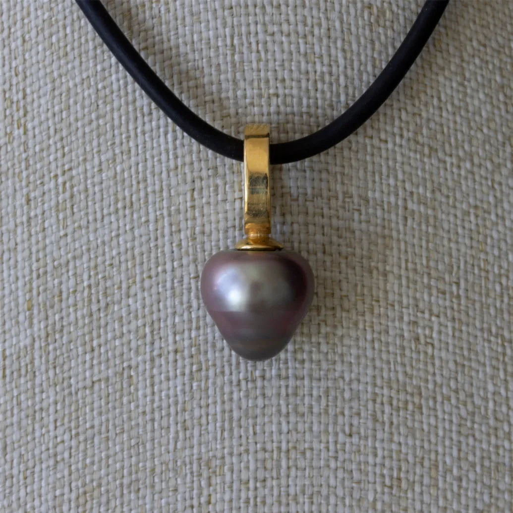 RingO 14K Yellow Gold Cortez Pearl Pendant