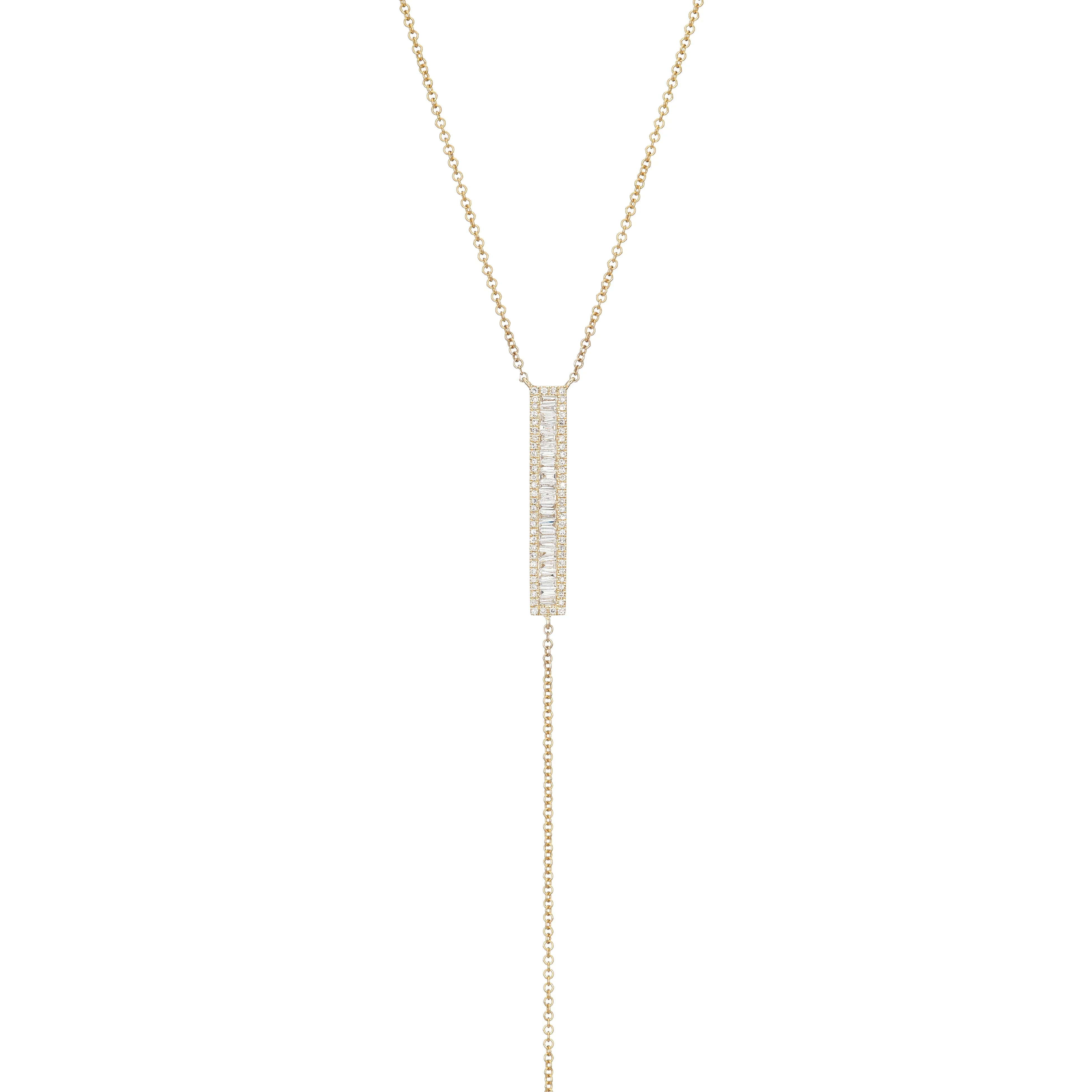 Roe Diamond Bar Lariat