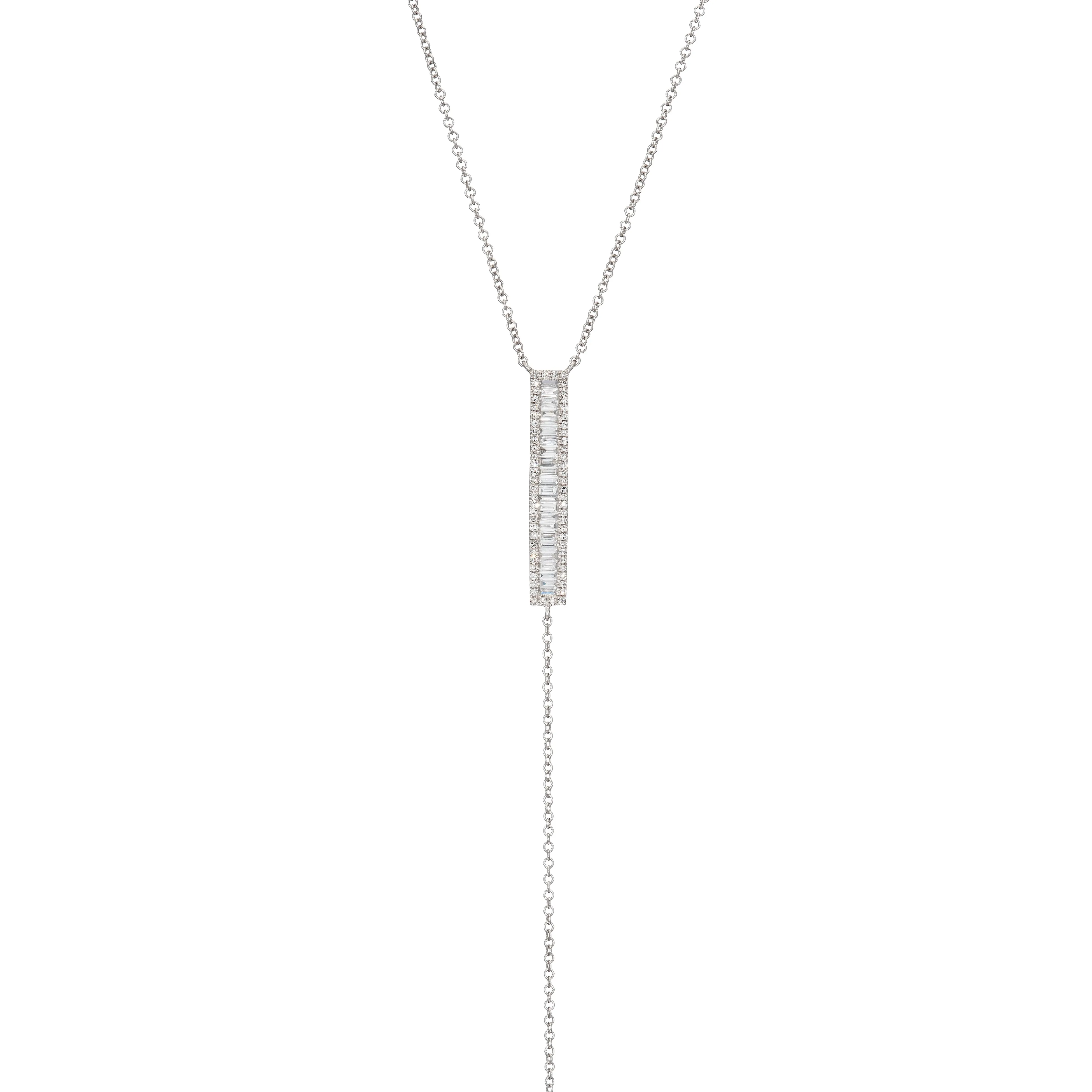 Roe Diamond Bar Lariat