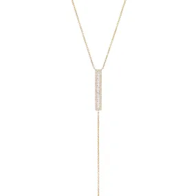 Roe Diamond Bar Lariat